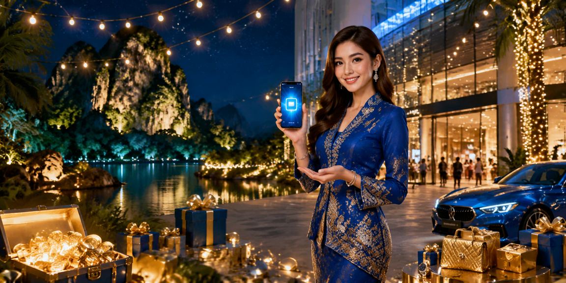Pemain berbaju kurung membuat deposit permainan di Ipoh